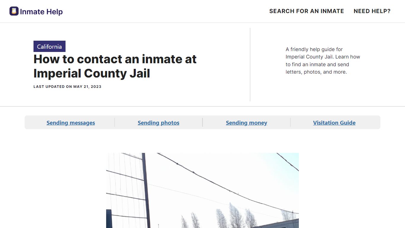 How to contact an inmate at Imperial County Jail - Inmate Help